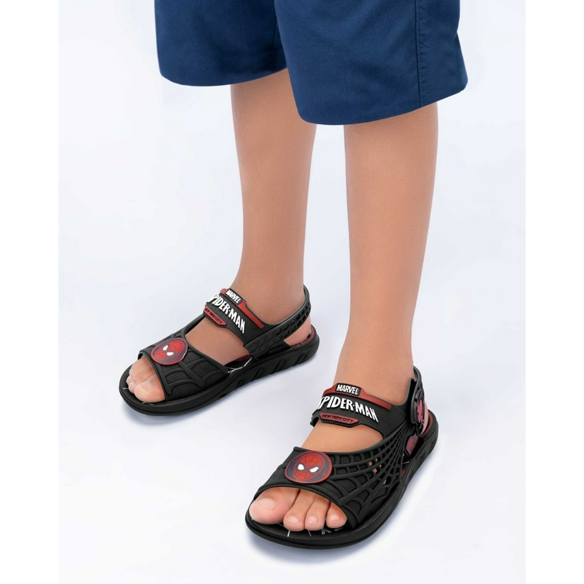 Sandalia Niño Negro/rojo Spiderman 2 Ipanema