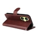 thumbnail image 4 of Funda Billetera para OnePlus Nord CE 3 Lite con Porta Tarjetas y Soporte Ajustable Marrón, 4 of 5