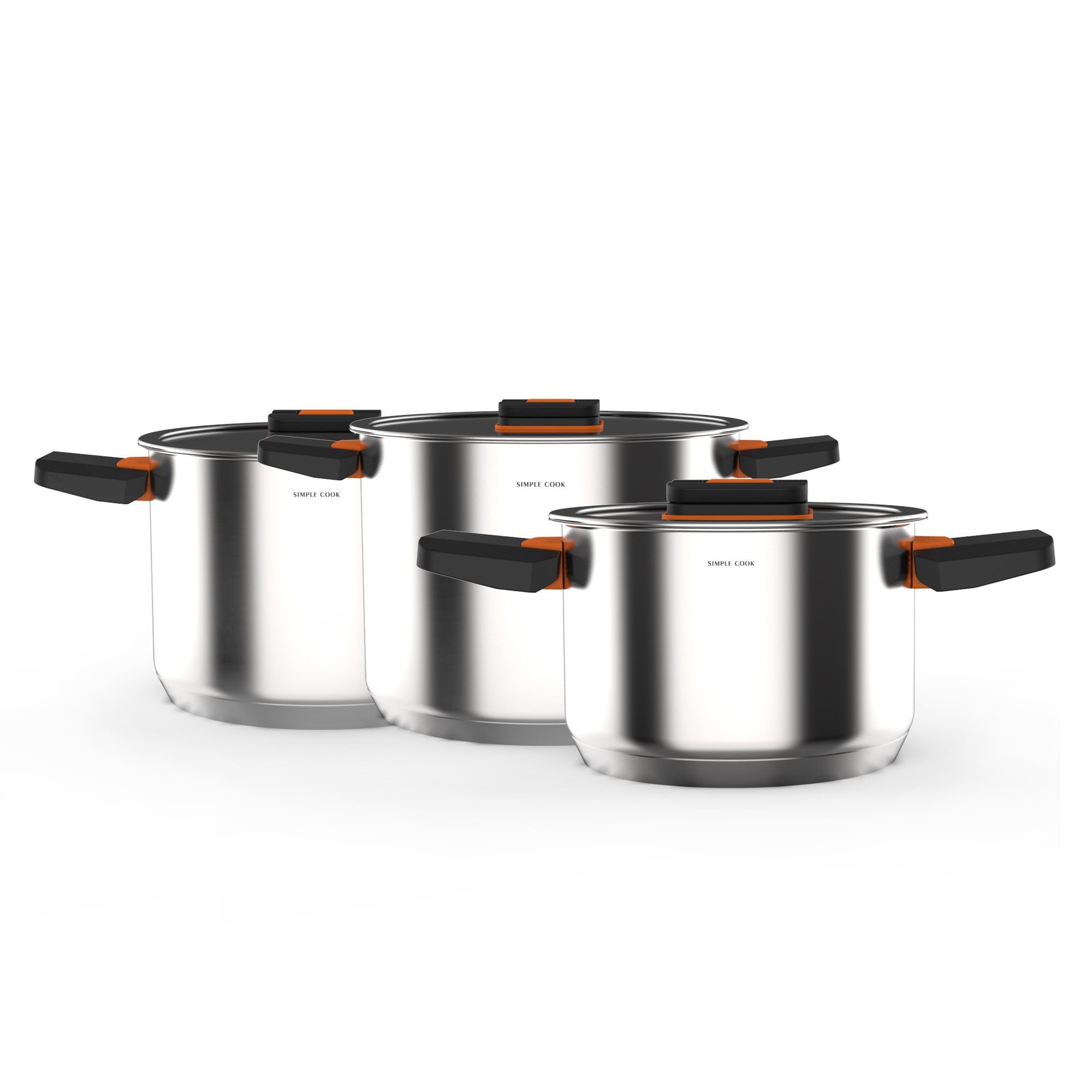 Bateria Simple Cook Lyon 6 Pzs