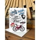thumbnail image 5 of Suela para tarjeta de cumpleaños inspirada en triatletas y ciclistas, 5 of 5