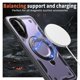 thumbnail image 2 of Para Samsung Galaxy A37 5G Funda con Soporte de Anillo en O Magnético Invisible, Funda de Teléfono a Prueba de Golpes, Morado, para Galaxy A37 5G, 2 of 6