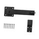 thumbnail image 3 of Juego De Pestillo Para Puerta De Granja Flip Fence, Multiusos, Resistente, Color Negro Mate, Longitud De 15,2 Cm, 3 of 5