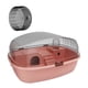 thumbnail image 1 of Jaula Grande Para Hámster, Conejo, Ratas, Erizo Transparente, Hábitat Portátil Para Hámster, Color Rosa, 1 of 5