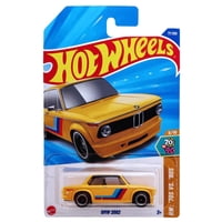 Auto De Metal Fundido Mattel Hot Wheels Bmw 2002 Amarillo