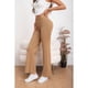 thumbnail image 3 of Pantalon Mujer Tipo Calza Flare Lanilla Tiro Alto Full Elasticado 5064, 3 of 4
