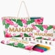 thumbnail image 1 of Set de bolsas para mahjong VEylixion de 3 piezas, tote de lona organizador, 1 of 8