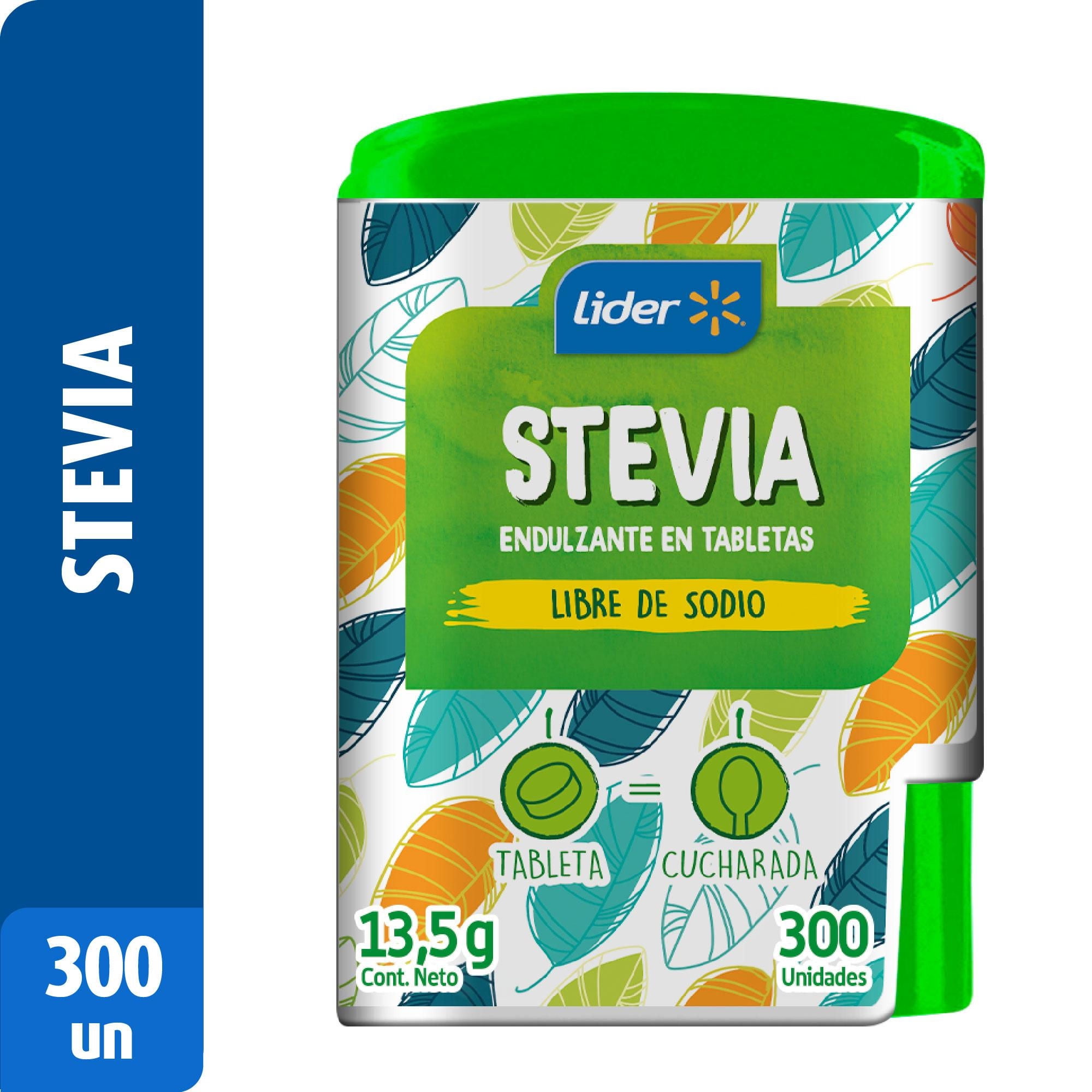 Endulzante Tableta Stevia Display 300 Un Lider