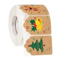 Bothyi - 500 Piezas De Pegatinas Navideñas Con Nombre Para Recuerdo De Fiesta De Cumpleaños, Estilo A