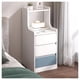 thumbnail image 2 of Mueble Velador Con 3 Cajones Blanco 25x34x87cm, 2 of 8