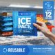 thumbnail image 2 of Ice packs RIDGECOOL reutilizables, paquete de 4, 18 x 17 cm, libres de BPA, 2 of 6
