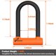 thumbnail image 3 of Sportneer Bike U Lock Heavy Duty Anti Theft Bike Lock with Cable, 3 of 3