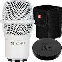 Cápsula De Micrófono Se Electronics V7 Mc1 Inalámbrica Blanca