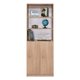 thumbnail image 4 of Estante Emb9588 De 2 Puertas 3 Repisas 180.6 Cm Macadamia, 4 of 15