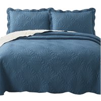 Mallorca - Quilt Sherpa Paris Liso Petróleo 1,5 Plazas