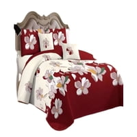 Genérico - Set Sabana Con Cubrecama King S137