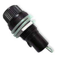 Erux - Estuche Portafusibles Con Tapa De Rosca Para Tubo De Vidrio