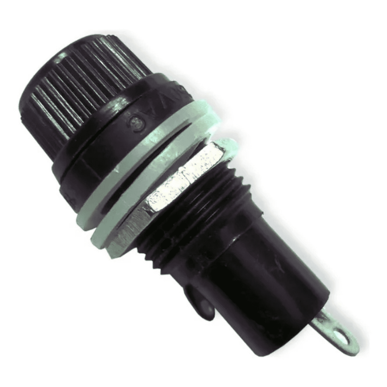 Erux - Estuche Portafusibles Con Tapa De Rosca Para Tubo De Vidrio