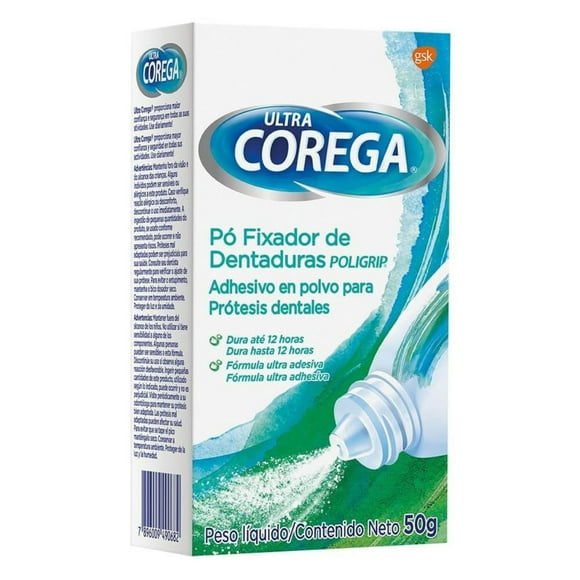 Corega polvo adhesivo x 50 gr glaxo (m)