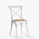 thumbnail image 3 of Silla Madera Tradition Rattan Blanco, 3 of 5