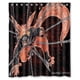 thumbnail image 1 of Cortina de ducha de Naruto de una cola, juego de cortina de baño con ganchos, tamaño 60 x 72 pulgadas, 1 of 3