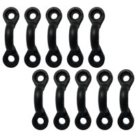 Magideal - 10 Uds. Kit De Bucles De Cubierta De Lazo De Con Ojales Para Kayak Ganchos Elásticos Para Kayak Hebillas Para Kayak Canoa Aparejo Kayak Ftting