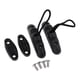 thumbnail image 1 of 2 piezas de canoa de kayak llevan la manija delantera de la manija de montaje trasero con tornillos, 1 of 5