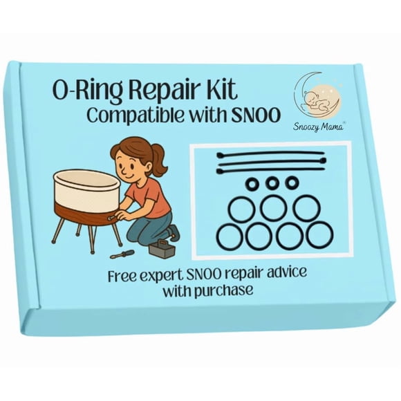 Kit de reparación Snoozy Mama para SNOO – 7 anillos O + 3 bridas