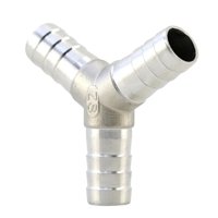 Magideal - Accesorios De Tubería De Gas Combustible Unión De Manguera De Combustible Multipropósito Portátil Unión De 3 Vías Para Extinción De Incendios Tubería M8Mm