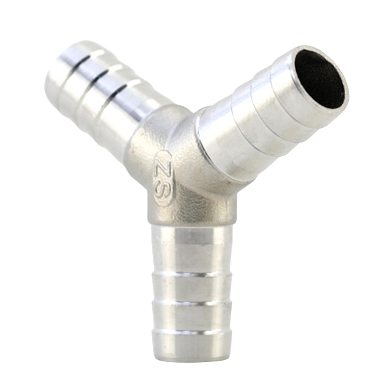 Magideal - Accesorios De Tubería De Gas Combustible Unión De Manguera De Combustible Multipropósito Portátil Unión De 3 Vías Para Extinción De Incendios Tubería M8Mm