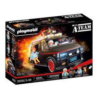 Furgoneta A-Team De Juguete Playmobil Con Puerta Corredera, Área De Carga Y Herramientas