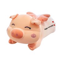 Magideal - Juguete De Peluche De Cerdo, Decoración Del Hogar De Animales De Peluche De Cerdo, Muñeco De Cerdito De Peluche Suave Y Tierno, Animal De Peluche Tier 80Cm