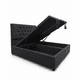 thumbnail image 4 of Cama Baul King Capitone Onyx Con Sistema Hidráulico Gris Oscuro, 4 of 6