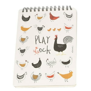 Homewell - Libreta Diseño Gallo Gallina 18.4X25Cm (80 Hojas)