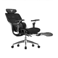 Lubabycas - Silla De Escritorio Reclinable Con Reposapies E16 Negra