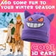 thumbnail image 3 of Gorro Para Niños Con Diseño De Cómodo Tejido En Forma De Gengar Color Morado Para Invierno, 3 of 3