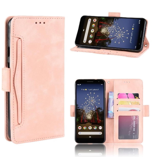 Funda Tipo Billetera FOXDOCK para Google Pixel 3A XL – Tapa Flip con Tarjetero