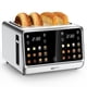 thumbnail image 1 of Tostadora Keenstone de 4 rebanadas, digital, inteligente, de acero inoxidable, 1 of 8