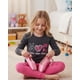 thumbnail image 3 of Pijama Niña Estampado Peace Love Dance gris oscuro 8, 3 of 7