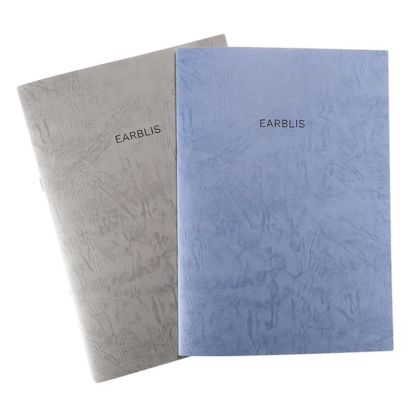 Cuaderno EARBLIS A5 Pack de 2 - Plateado/Glicinia