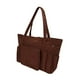 thumbnail image 3 of Bolsa De Almacenamiento Para Lanas Resistente Para Tejer Agujas De Ganchillo, Suministros De Bordado, Color Marrón, 3 of 5