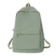 thumbnail image 1 of Fashion Zipper Solid Color Waterproof Backpack Students Casual Large Capacity Schoolbag Girl School Books Stationery Bags, 1 of 3