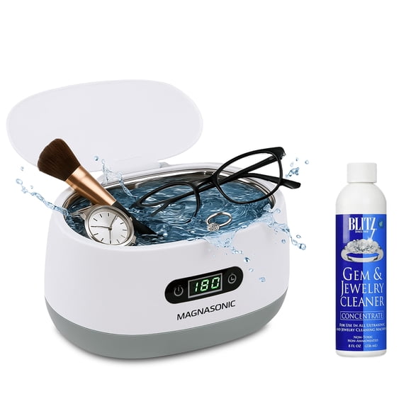 Limpiador ultrasónico Magnasonic UC22 600 ml con solución de 240 ml
