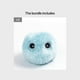 thumbnail image 1 of Cat Plush Toy Interactive Ball Cat Training Toy, Pet Toy Ball Squeaky Sounding Toy, 1 of 5