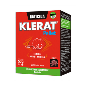 Klerat - Insecticida Pellet Elimina Ratas Y Ratones Caja