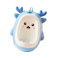 Magideal - Entrenador De Orina Para Niños, Orinal Con Objetivo De Puntería, Urinarios Para Entrenamiento De Baño, Entrenador De Orinales De Dinosaurio Para Niños Azul