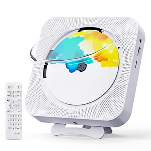 Envycloud - Reproductor De Cd Reproductor De Cd Portátil De Escritorio Bluetooth Para El Hogar