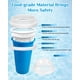 thumbnail image 5 of Vaso Slushy Maker Cup Qilebi DIY Magic Squeeze, azul, 5 of 7