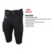 thumbnail image 2 of Pantalones de fútbol Rawlings Game/Practice para adultos, blancos, talla L, 2 of 2