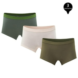 Giovacchino - Pack De 3 Calzones Boxer Pantaleta Bambú Mujer
