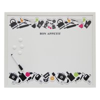 Vgo - Pizarra Plastica 40X50 Cm Kitchen Blanco